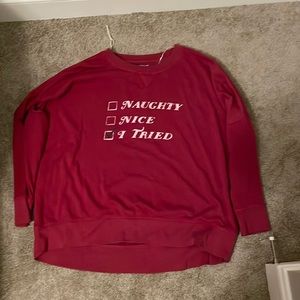 Christmas Check List Sweatshirt